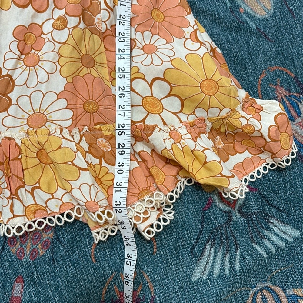 Stunning Z & L floral fit & flare boho mini dress M - Picture 5 of 10